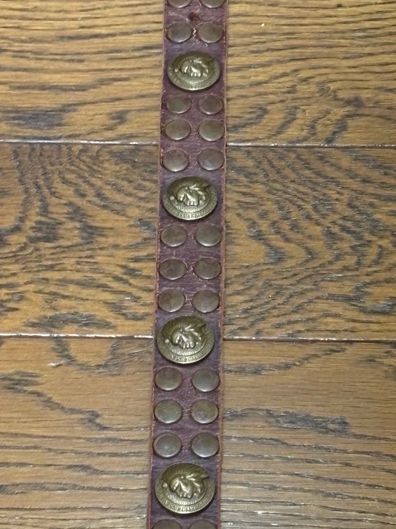 【新品、未使用】RRL/ダブルアールエル /&スタッズ ナローベルト