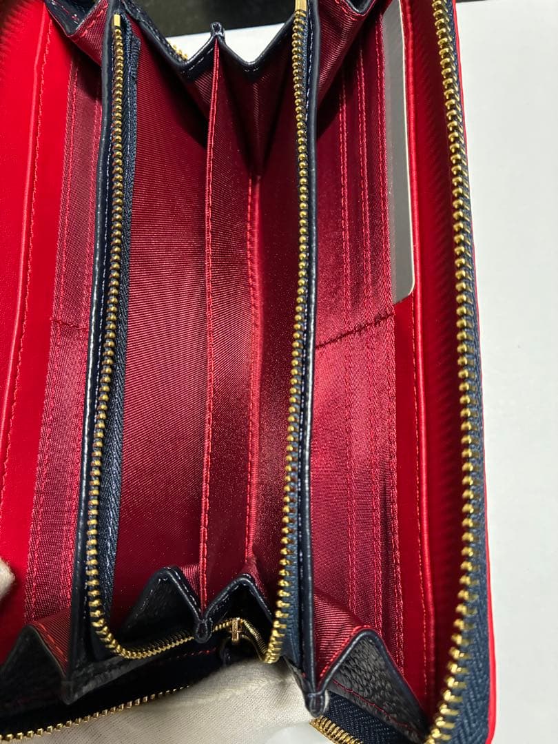 ☆希少【新品】ヴィヴィアンウエストウッド ラウンドファスナー長財布 大容量 青赤