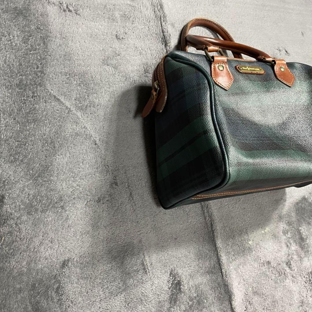POLO Ralph Lauren ミニボストンバッグ　ハンドバッグ　チェック柄