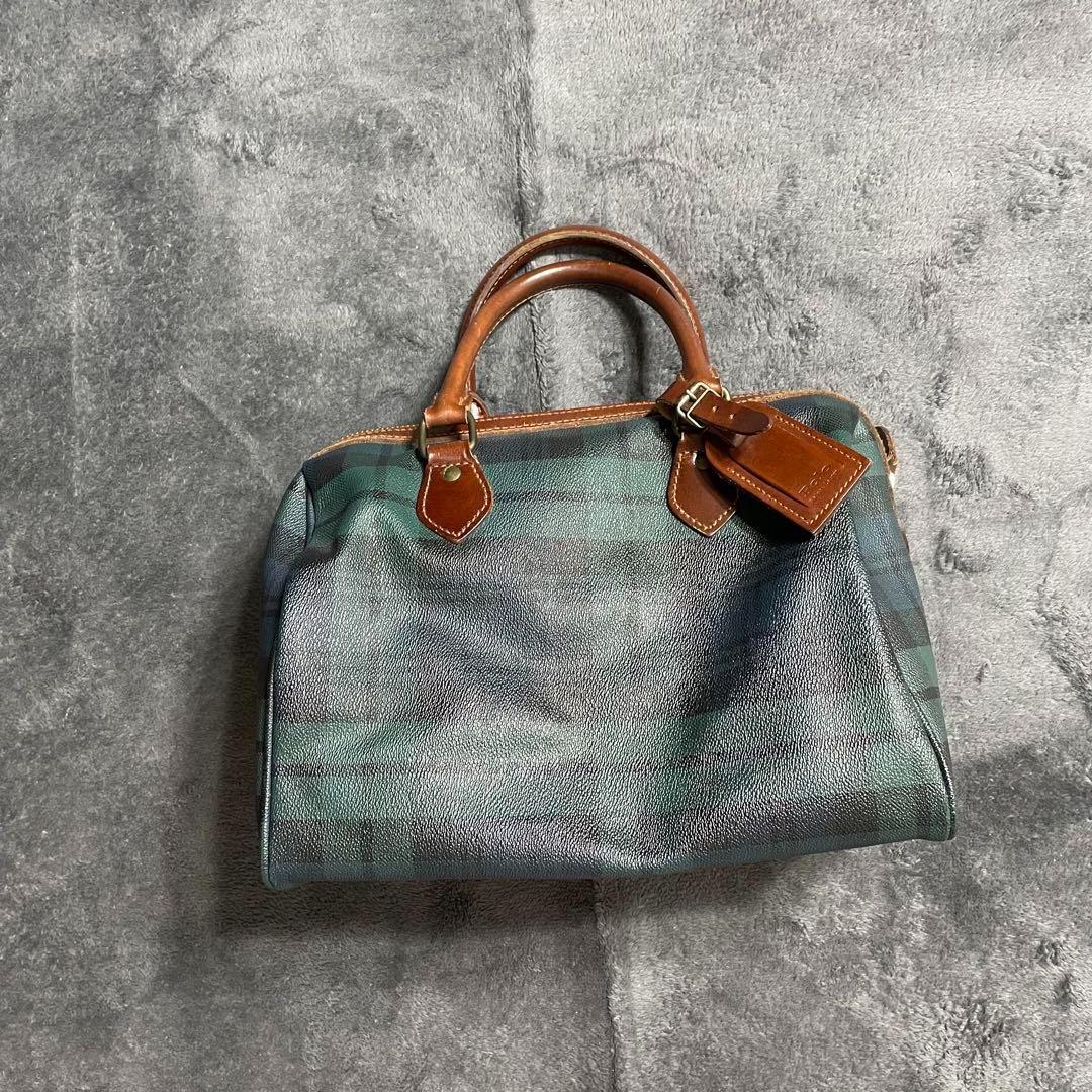 POLO Ralph Lauren ミニボストンバッグ　ハンドバッグ　チェック柄