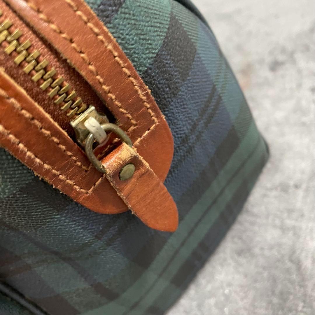 POLO Ralph Lauren ミニボストンバッグ　ハンドバッグ　チェック柄