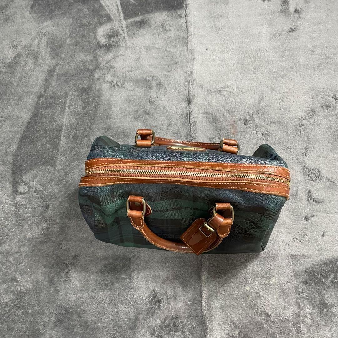 POLO Ralph Lauren ミニボストンバッグ　ハンドバッグ　チェック柄