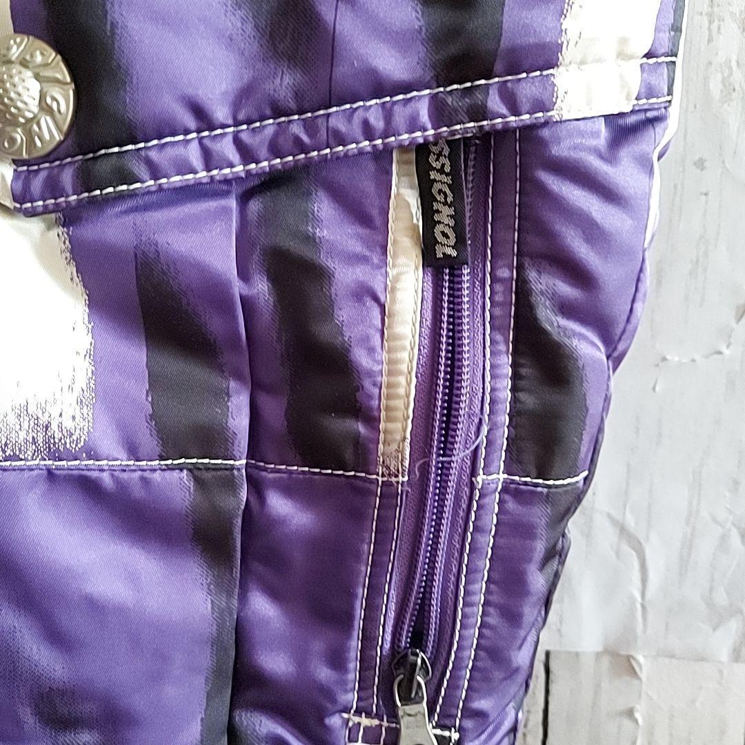 【ROSSIGNOL】ロシニョール フルジップ スキーウェア 上下セット M 紫