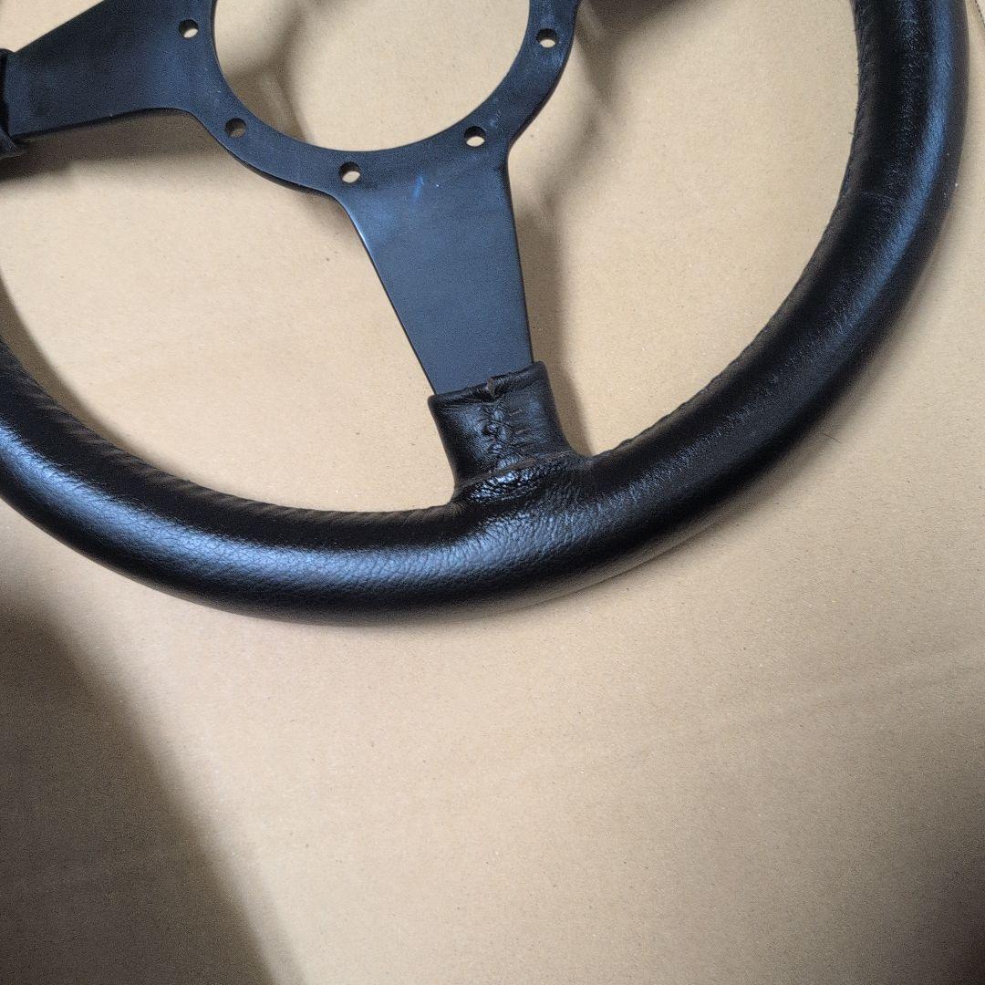 モトリタ　１３インチ　ブラック ステアリングホイール