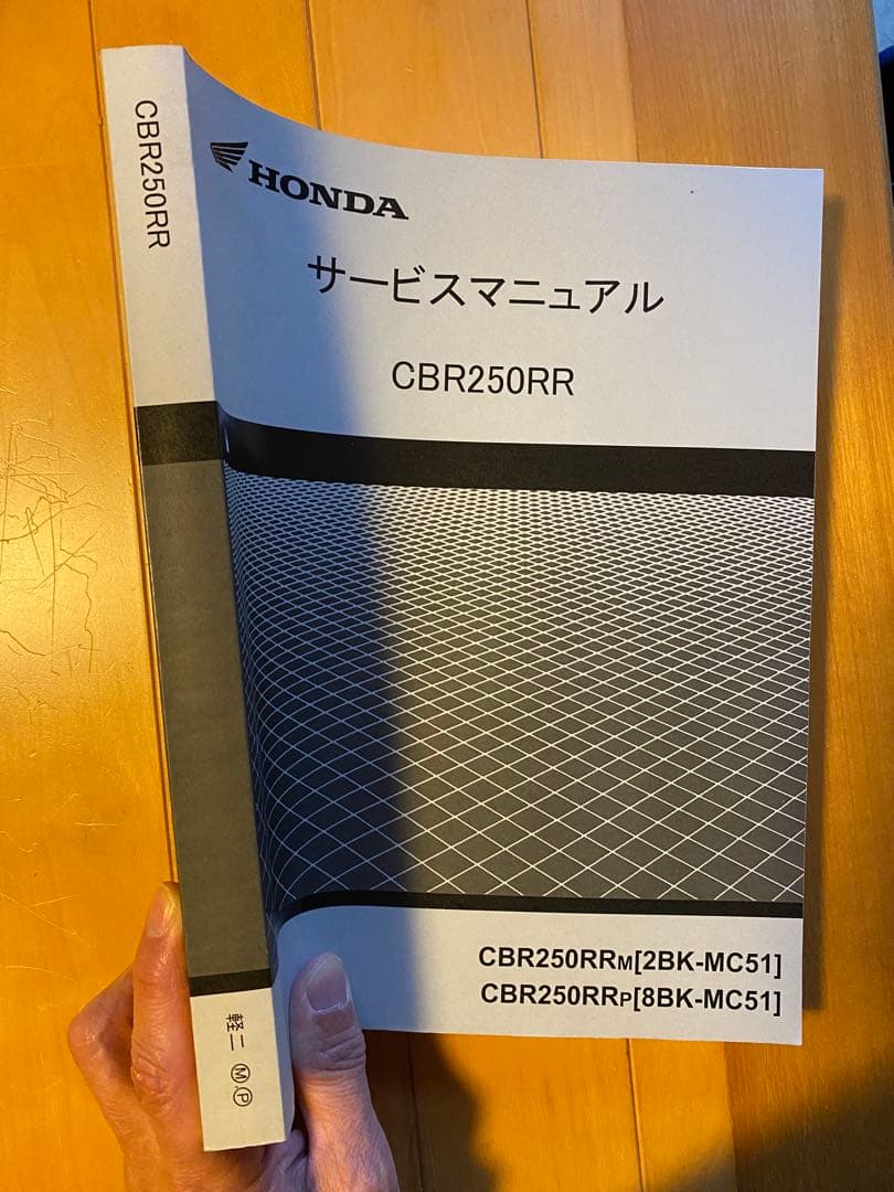 cbr250rr サービスマニュアル