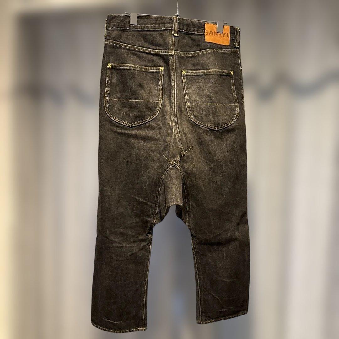 美品GANRYU セルビッジサルエルデニムパンツ 16SS コムデギャルソン