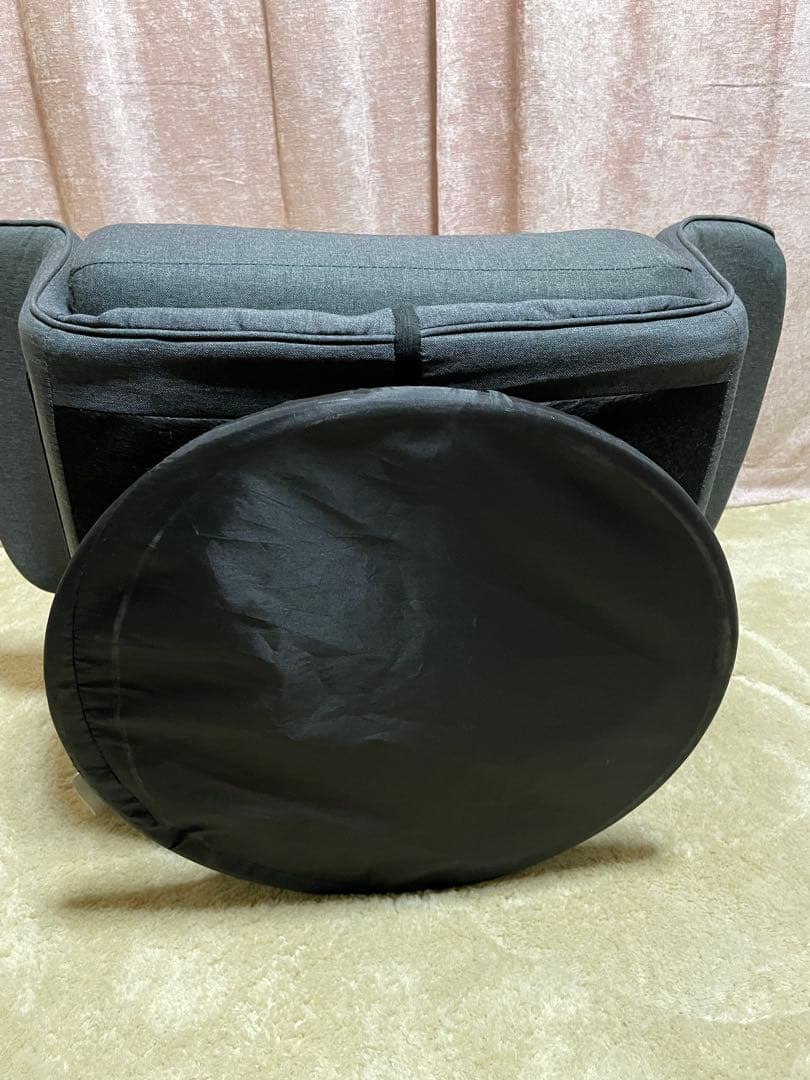 ニトリ　座面 低反発　回転座椅子　Nレスト　デニム　リクライニングチェア