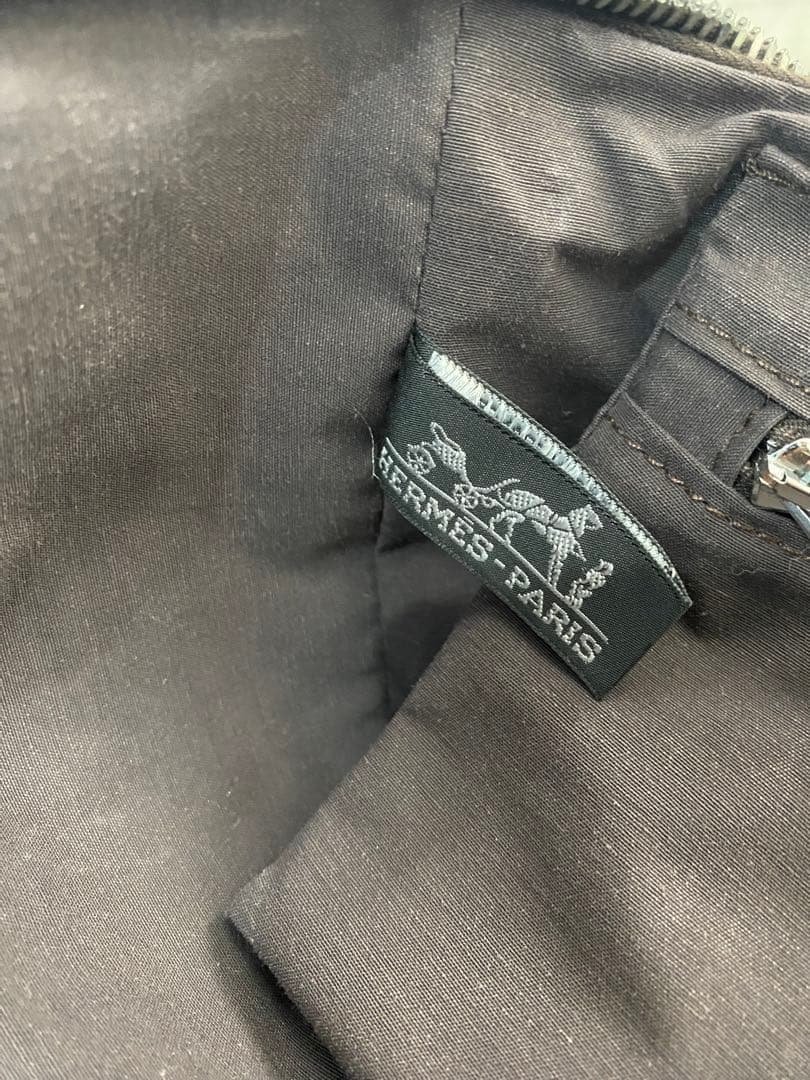 ［希少・美品］HERMES エールライン　キャリーケース　キャンバス　ブラウン