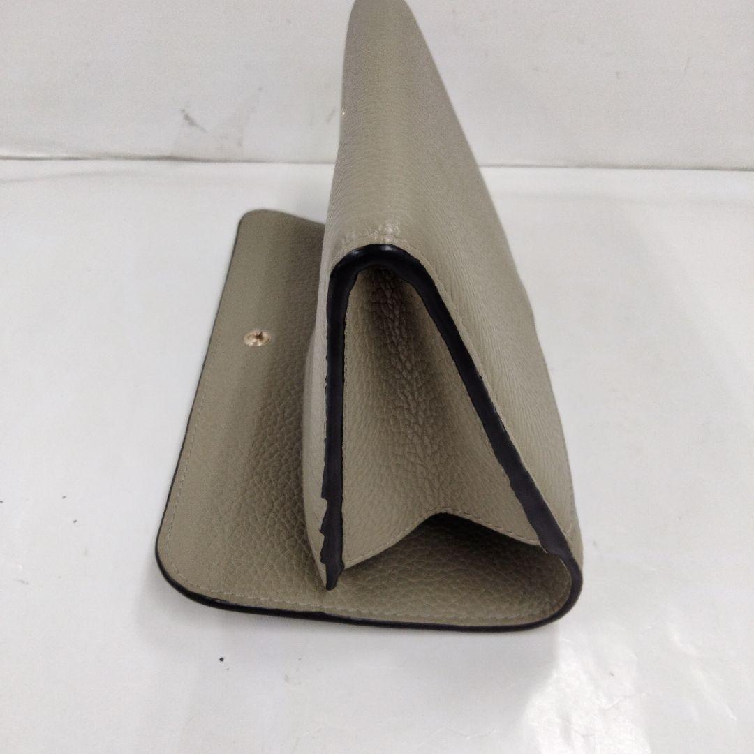 KM056 クロエ 美品 アルファベット フラップ長財布 ゴールド金具 箱
