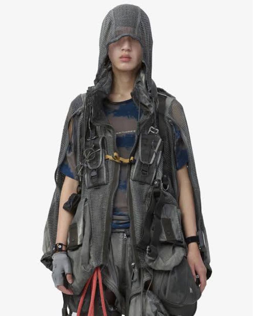 レア】HAMCUS ハムカス MESH GEO-CARGO PARKA - メルカリ