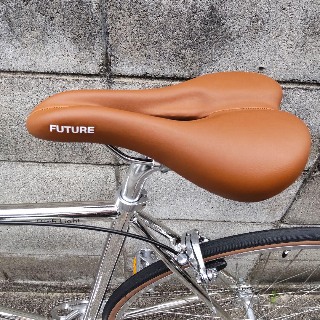 ピストバイク FUTURE The ONE クローム シルバー 自転車 - メルカリ