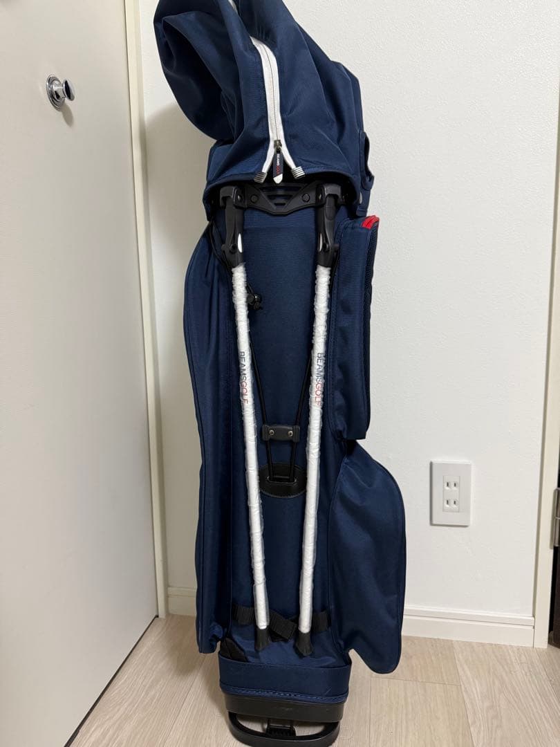 BEAMS GOLF ネイビー ゴルフバッグ