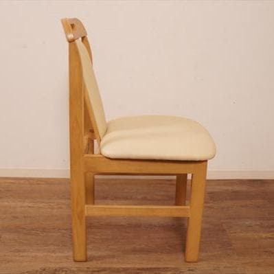 2脚セット【新品】ダイニングチェア　シンプル　ナチュラル　アウトレット