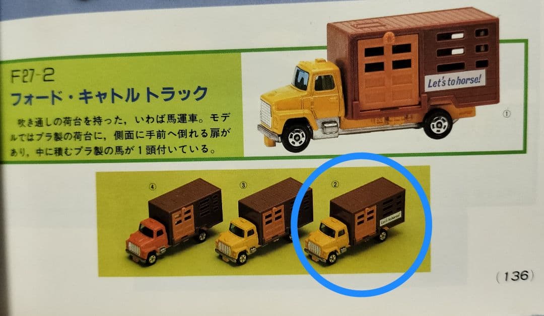 ⚠️入手困難《青箱トミカF27-2-2》フォードキャトルトラック 未使用美品