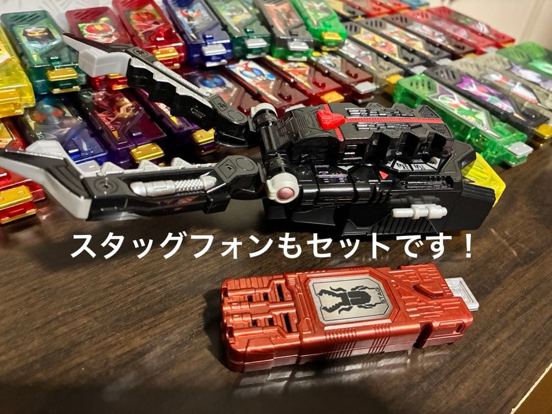 値引き中】スタッグフォン付 仮面ライダーW ガイアメモリ まとめ売り 59個