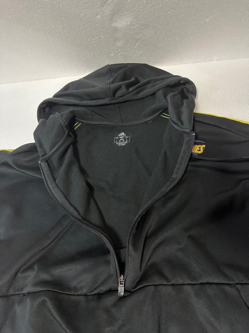 ハリケーン トレーニング ラグビージャケット ジップフード アディダス