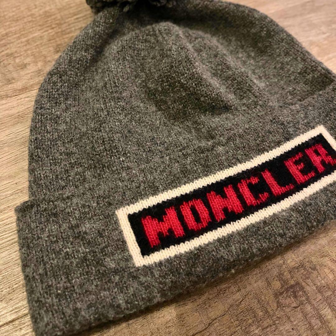 k*o様 【美品】【日本未入荷】モンクレール ニットキャップ グレー