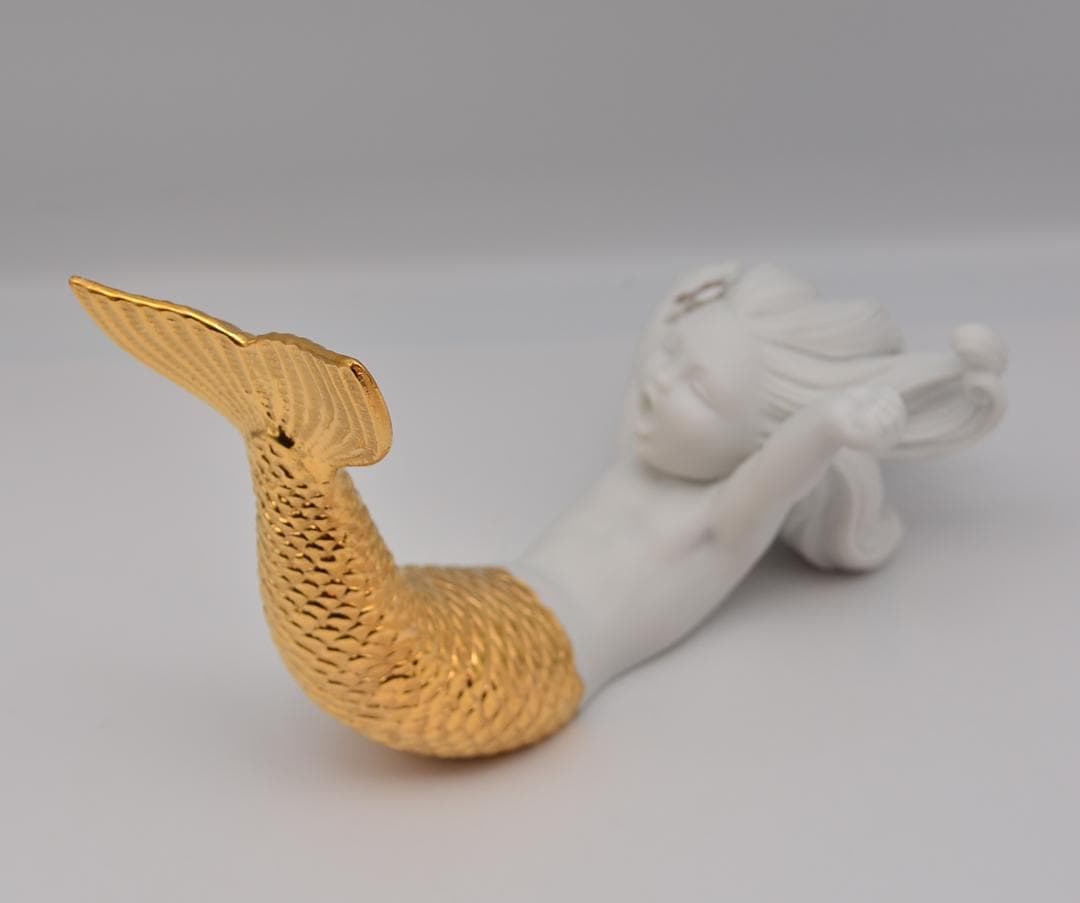 海で目覚める　＃8561　★リヤドロ　スペイン　ポーセリン　ゴールド　ご成約済み