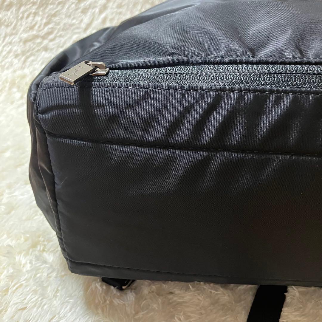 【美品】アニエスベー リュック マザーズバッグ 2way オムツカバー付 トート