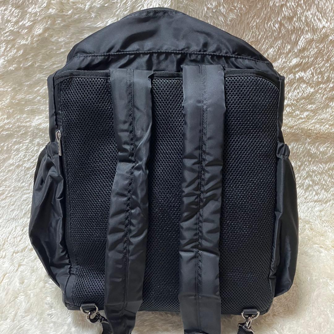 【美品】アニエスベー リュック マザーズバッグ 2way オムツカバー付 トート