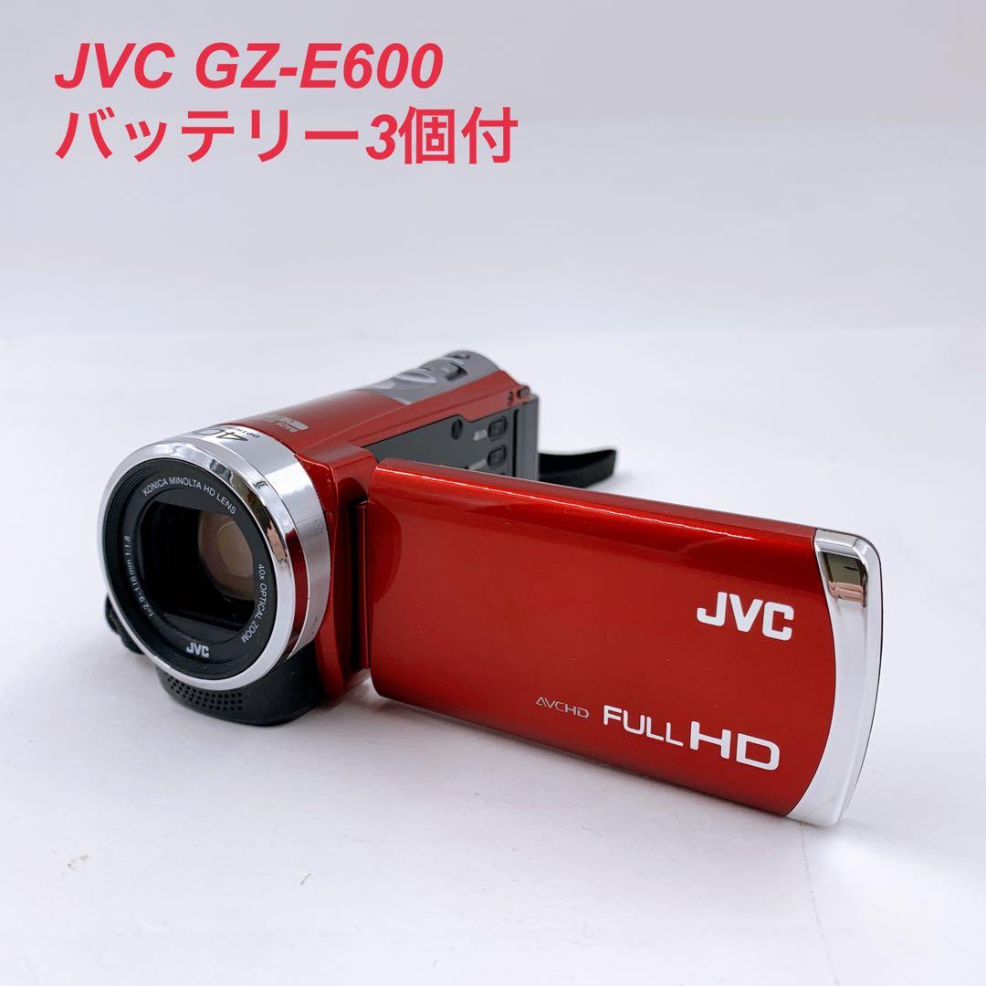 JVCケンウッド Everio GZ-E600 バッテリー3個付ビデオカメラ
