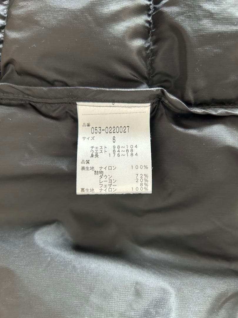 ★新品★ PEARLY GATES パーリーゲイツ ダウンジャケット サイズ6