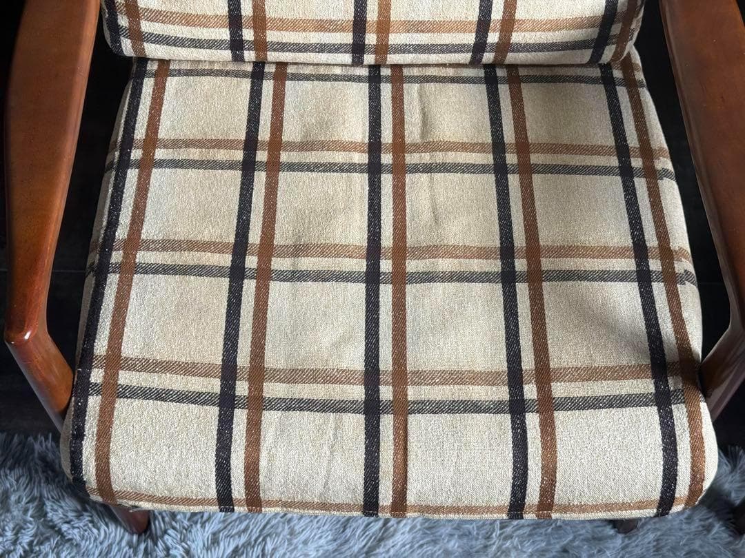 希少 karimoku カリモク アームチェア ヴィンテージ ローチェア YZ