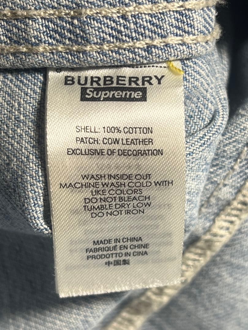 【年末限定値下げ】Burberry Supreme デニムジャケット Sサイズ