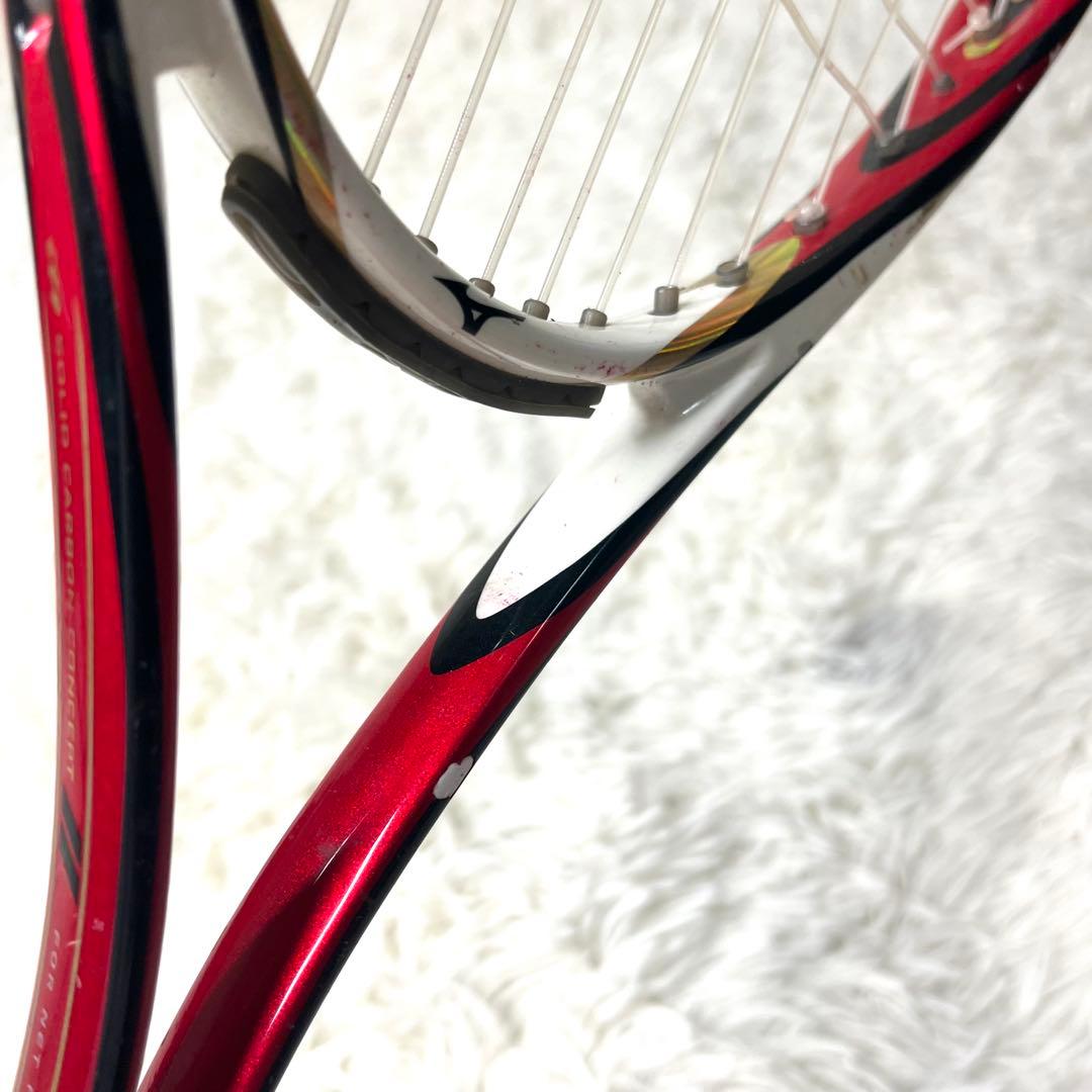 良品】 ミズノ XYST T1 0U 最終型 ソフトテニス ラケット 前衛用