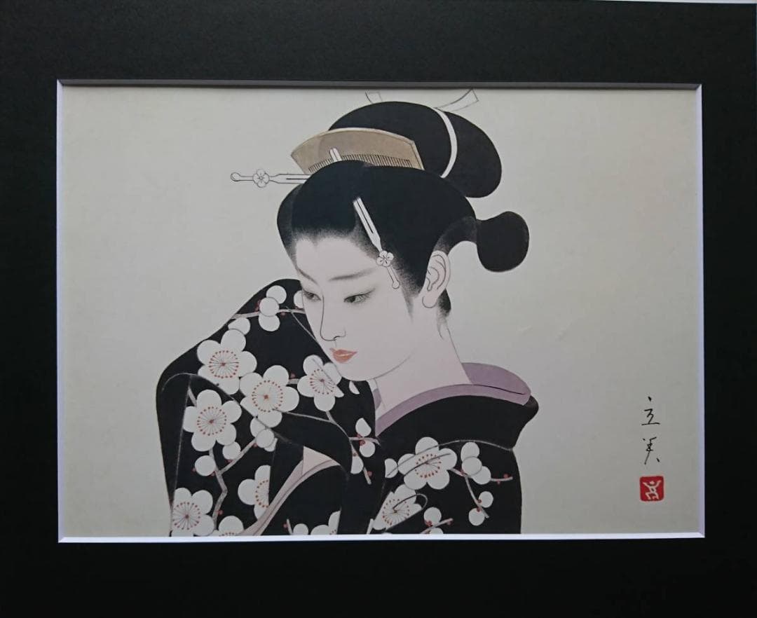 志村 立美　「想ひ」、希少・入手困難、限定画版、日本の四季、春、しむら たつみ