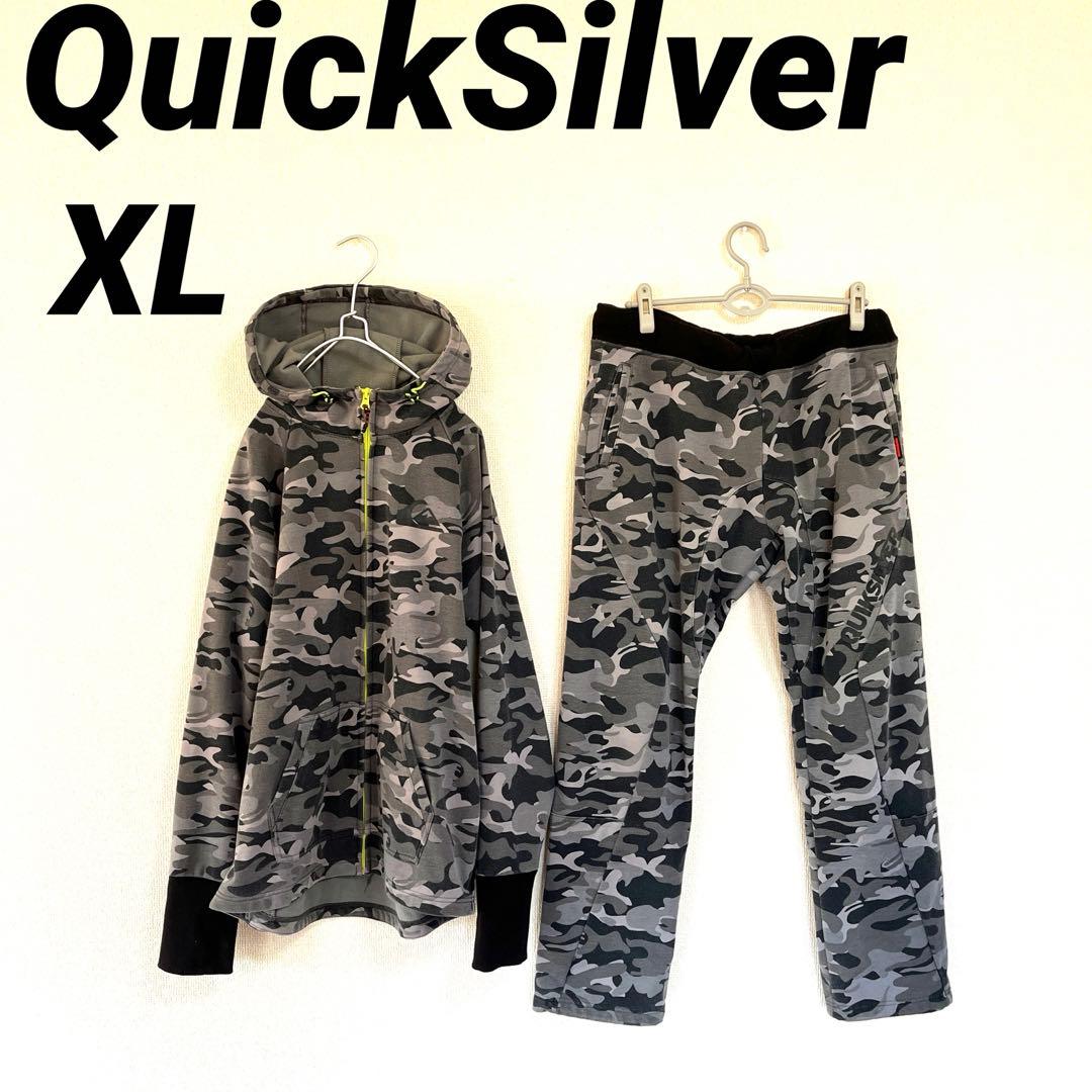 QuickSilver クイックシルバー 迷彩 セットアップ 上下 カモフラ