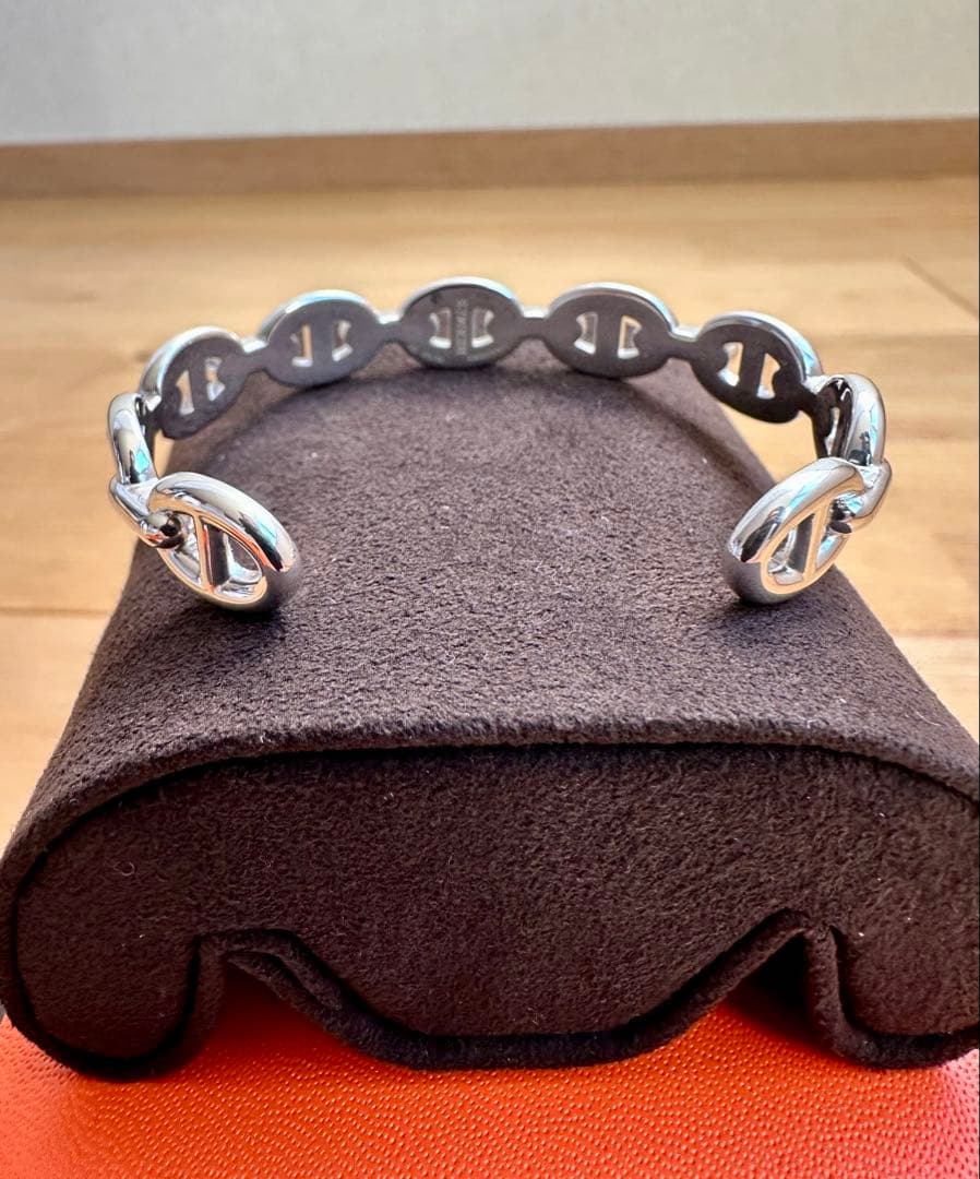 【新品】HERMES ブレスレット SHサイズ シェーヌダンクル アンシェネMM