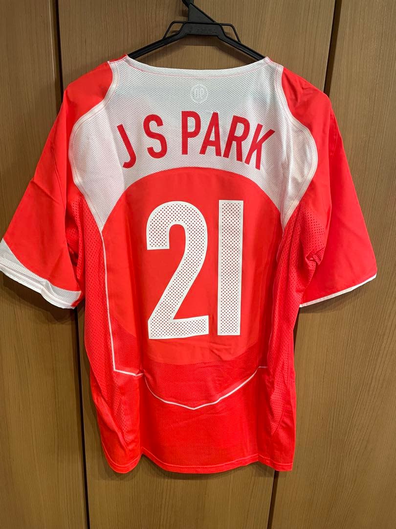 2004韓国代表ユニフォーム リイシュー ジャージー #21 パク・チソン