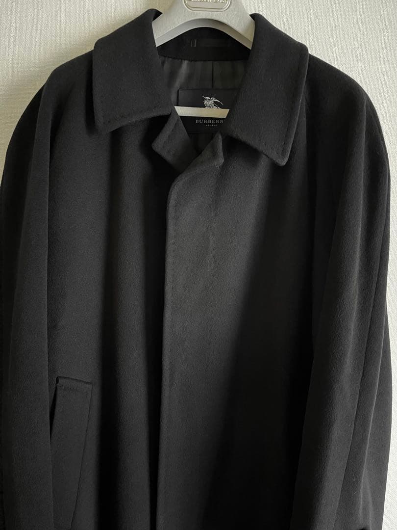 バーバリー カシミヤ100 ステンカラーコート