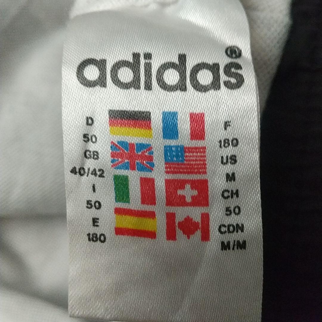 希少デザイン☆90s アディダス 刺繍 ボックスロゴ ジャージ ジャケット L