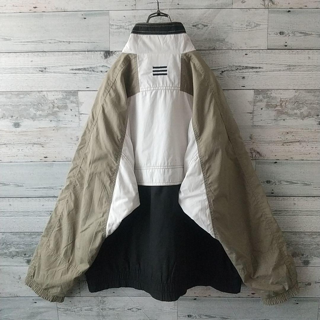 希少デザイン☆90s アディダス 刺繍 ボックスロゴ ジャージ ジャケット L