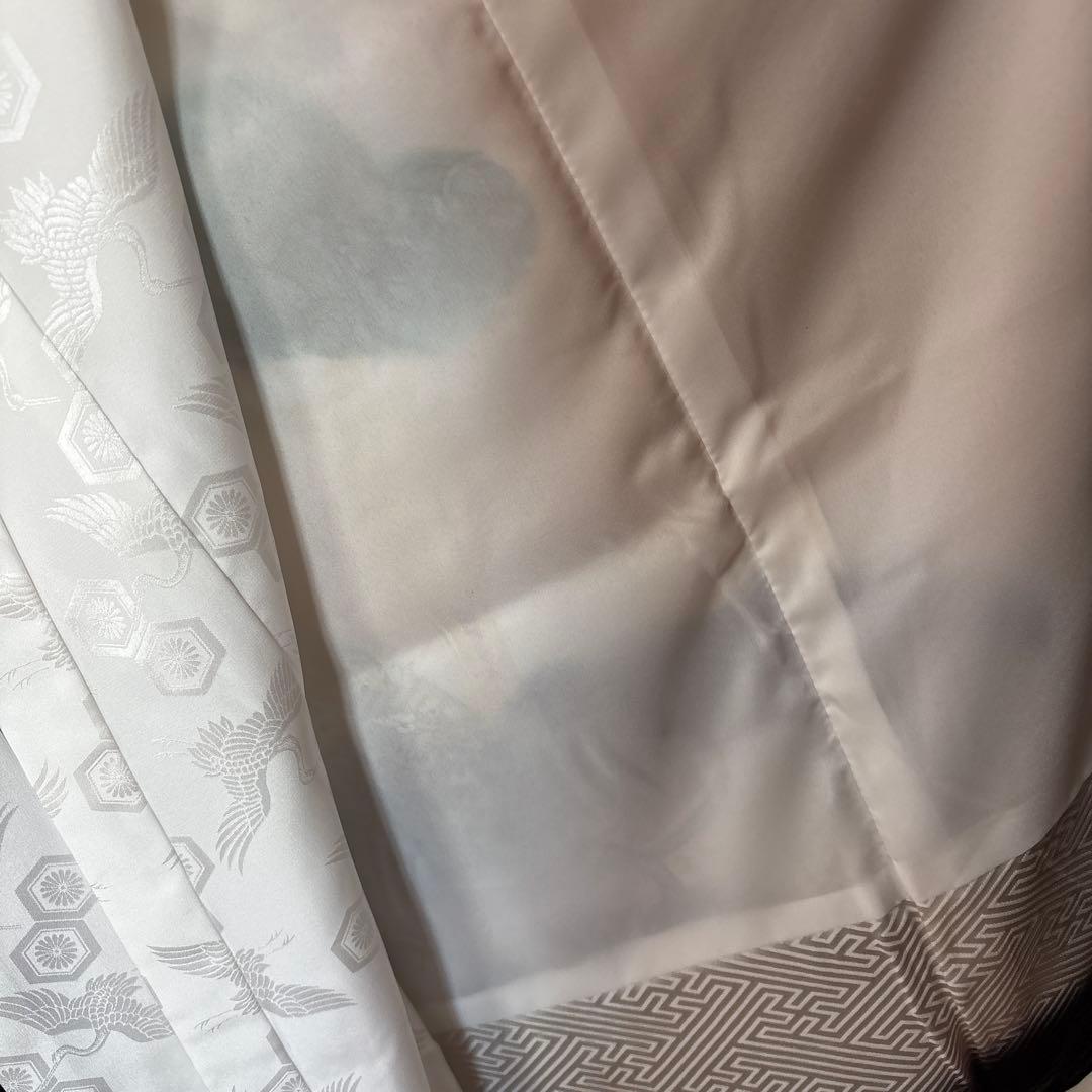 ケ*ケ様 七五三　お宮参り　掛け着　鷹 刺繍　長襦袢