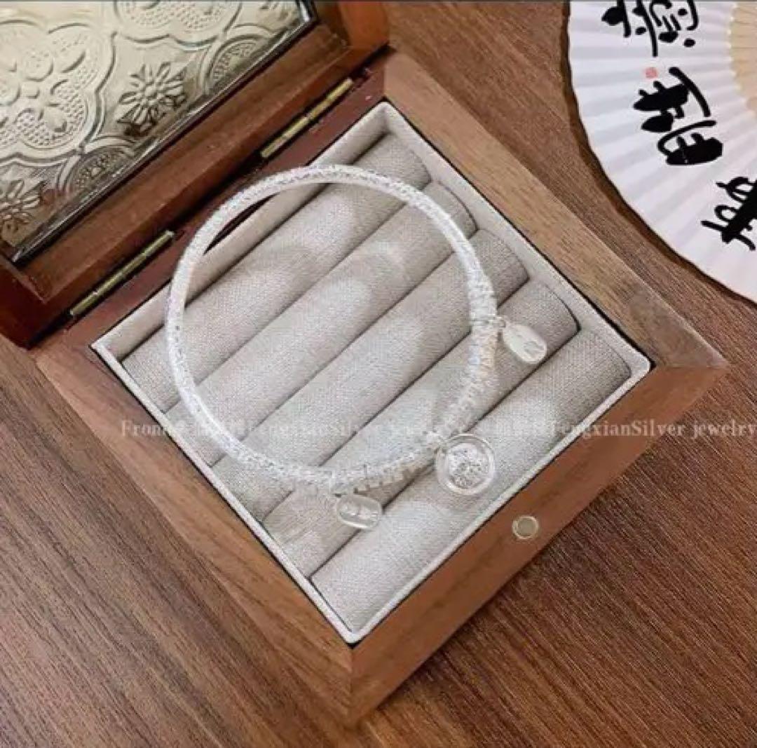 999足银バングル30g弱