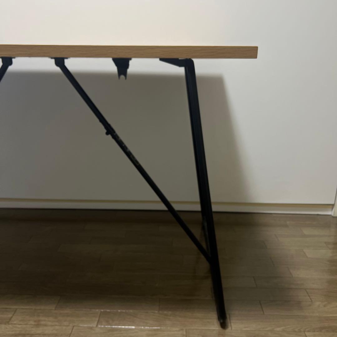 無印良品　折りたたみテーブル　オーク材　幅120cm