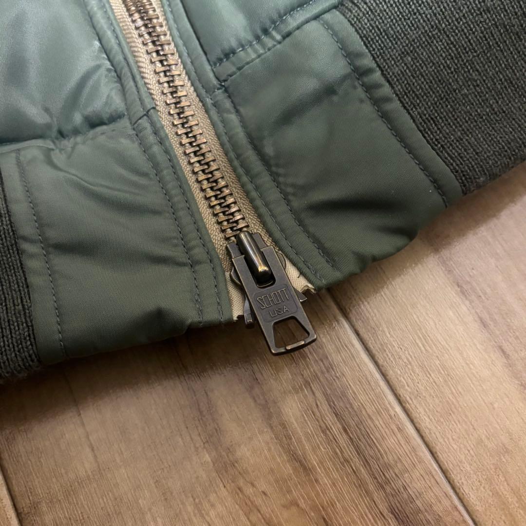 STUSSY×Schott MA-1パフィージャケット