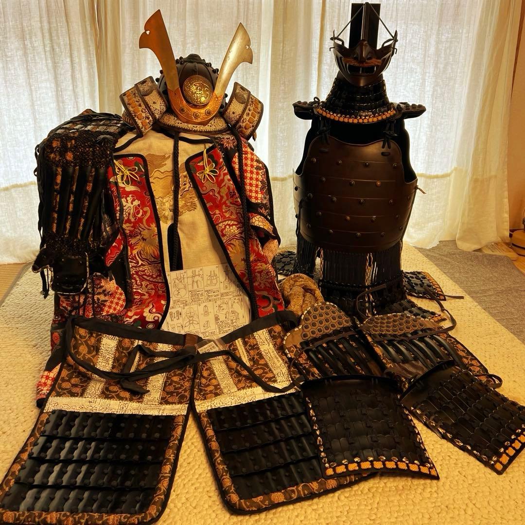 PECO2023さま専用】薩摩国住光忍 甲冑 当世具足 鎧 一式陣、羽織付