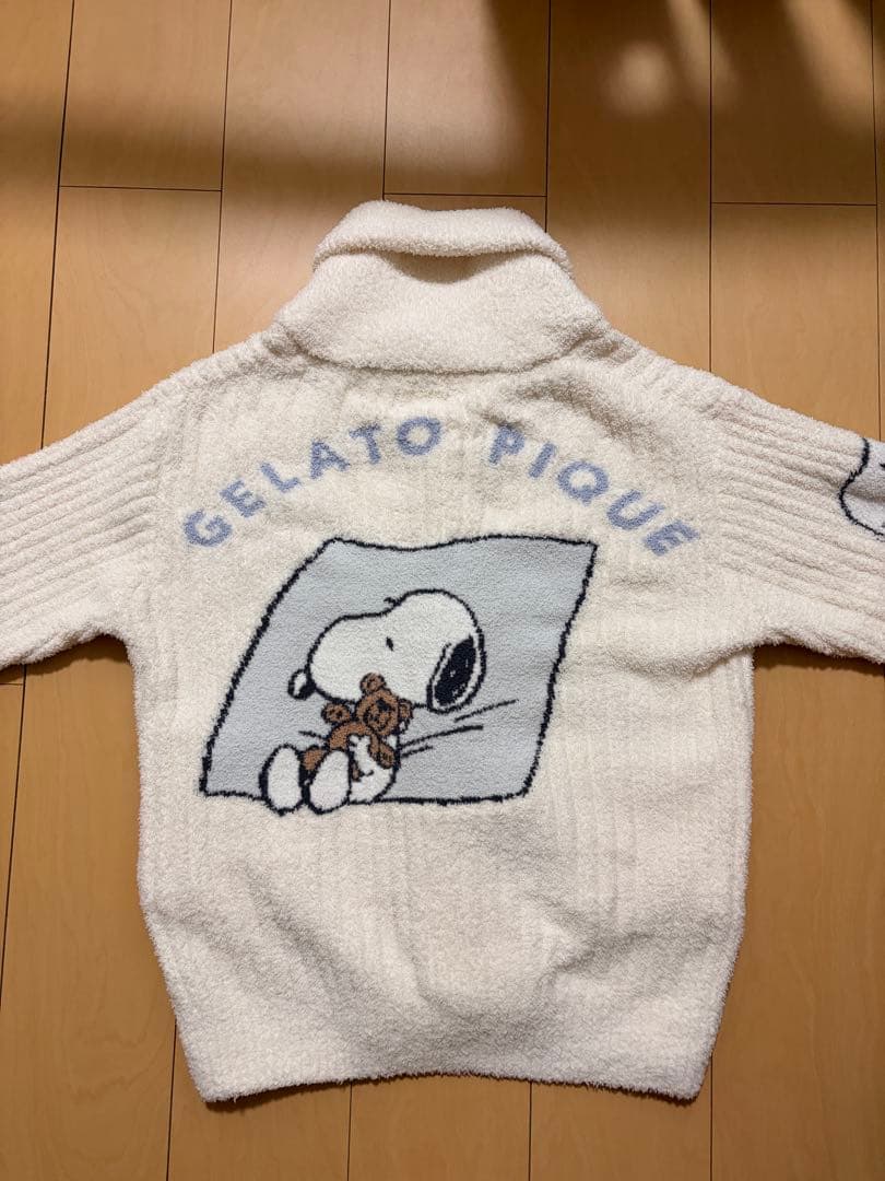 未使用(試着のみ)】ジェラピケ SNOOPY×BEARカーディガン - メルカリ
