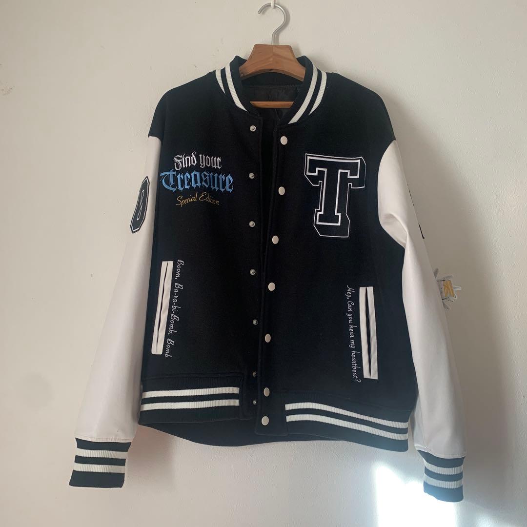 TREASURE B.O.M.B スタジャン Mサイズ 2回着用 トレジャー - メルカリ