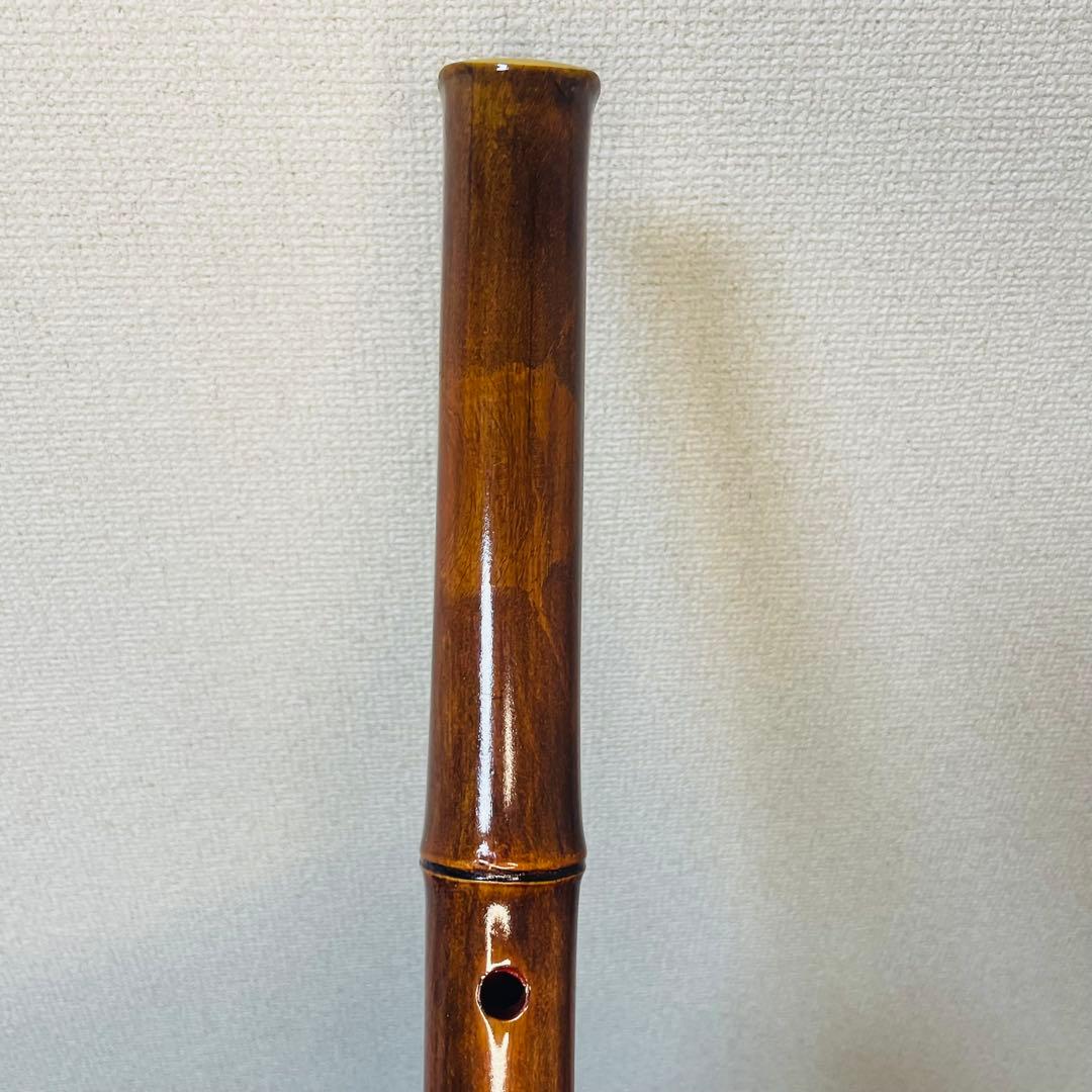 竹峯 尺八 一尺八寸 袋付き 箱付き プラスチック尺八