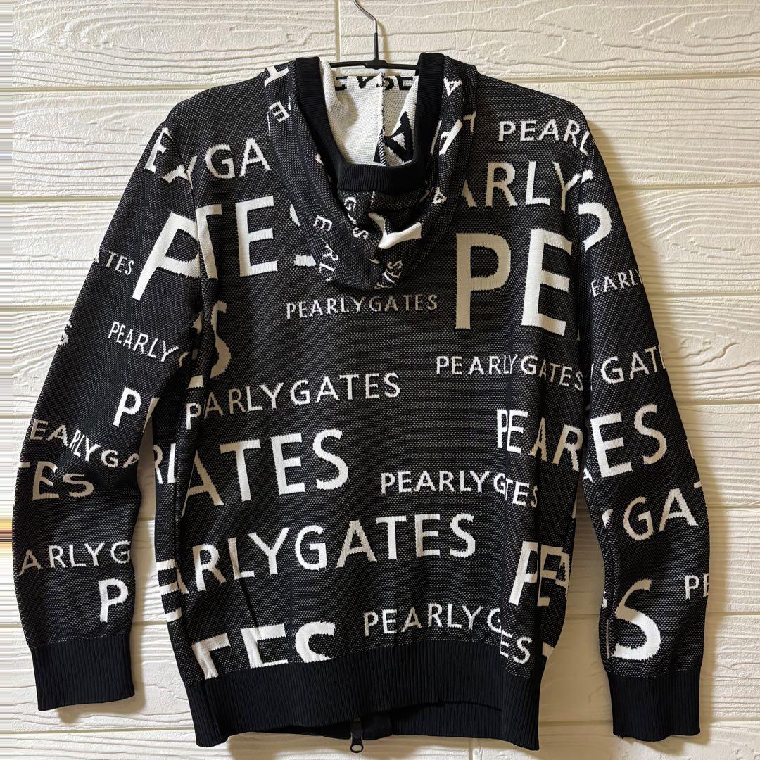 美品！PEARLY GATES ロゴ入りフード付きジャケットパーカー 0