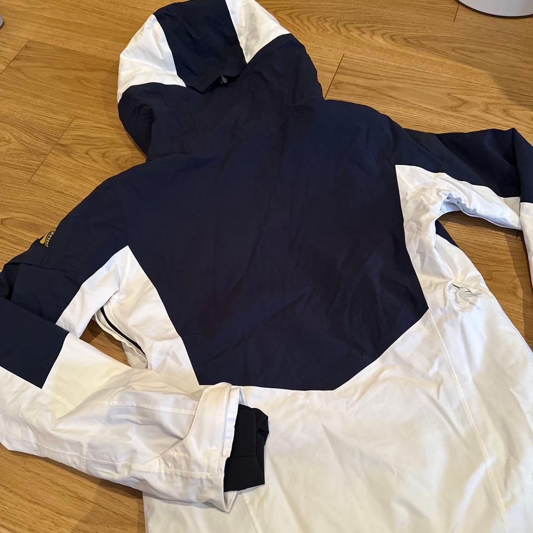 2023年ミレースキー用ジャケット Mサイズ ネイビー/ホワイト - メルカリ