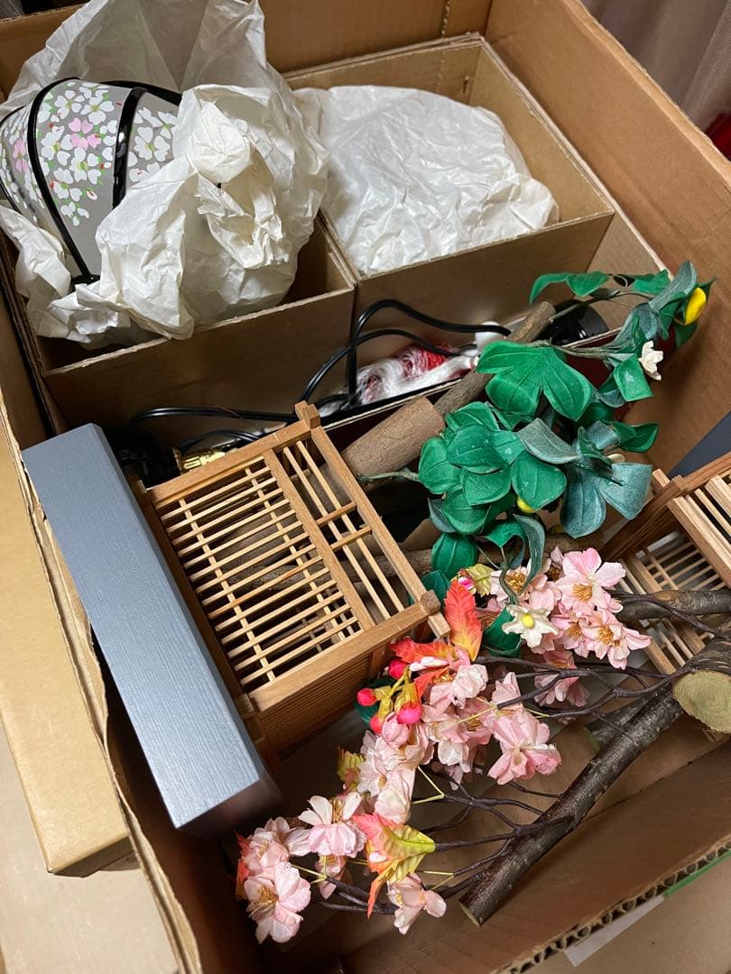 京雛平安松寿作　十二単衣　雛人形 15体　お道具一式　被布着