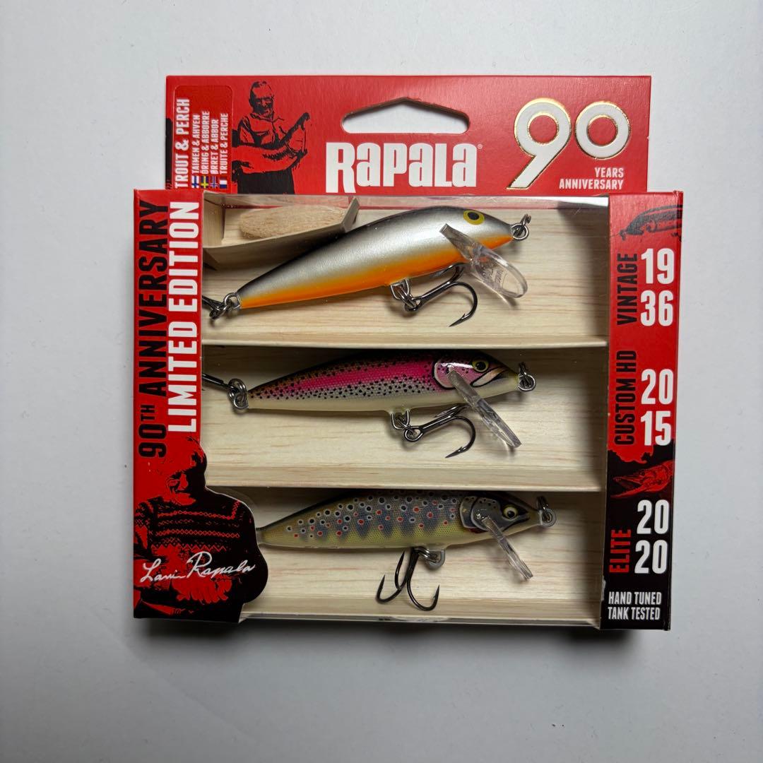 【レア】ラパラ 90周年Rapala 90th アニバーサリー　ルアーセット