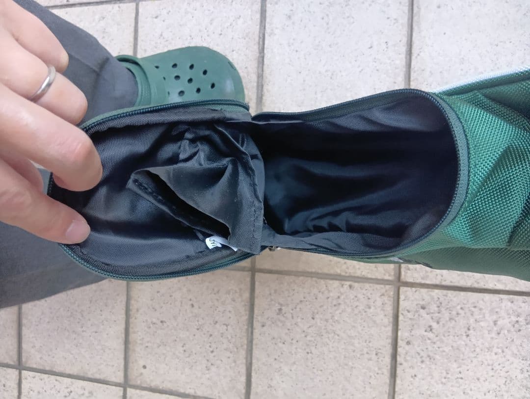 美品★BEAMS GOLF スタンド付きキャディバッグ 緑グリーン