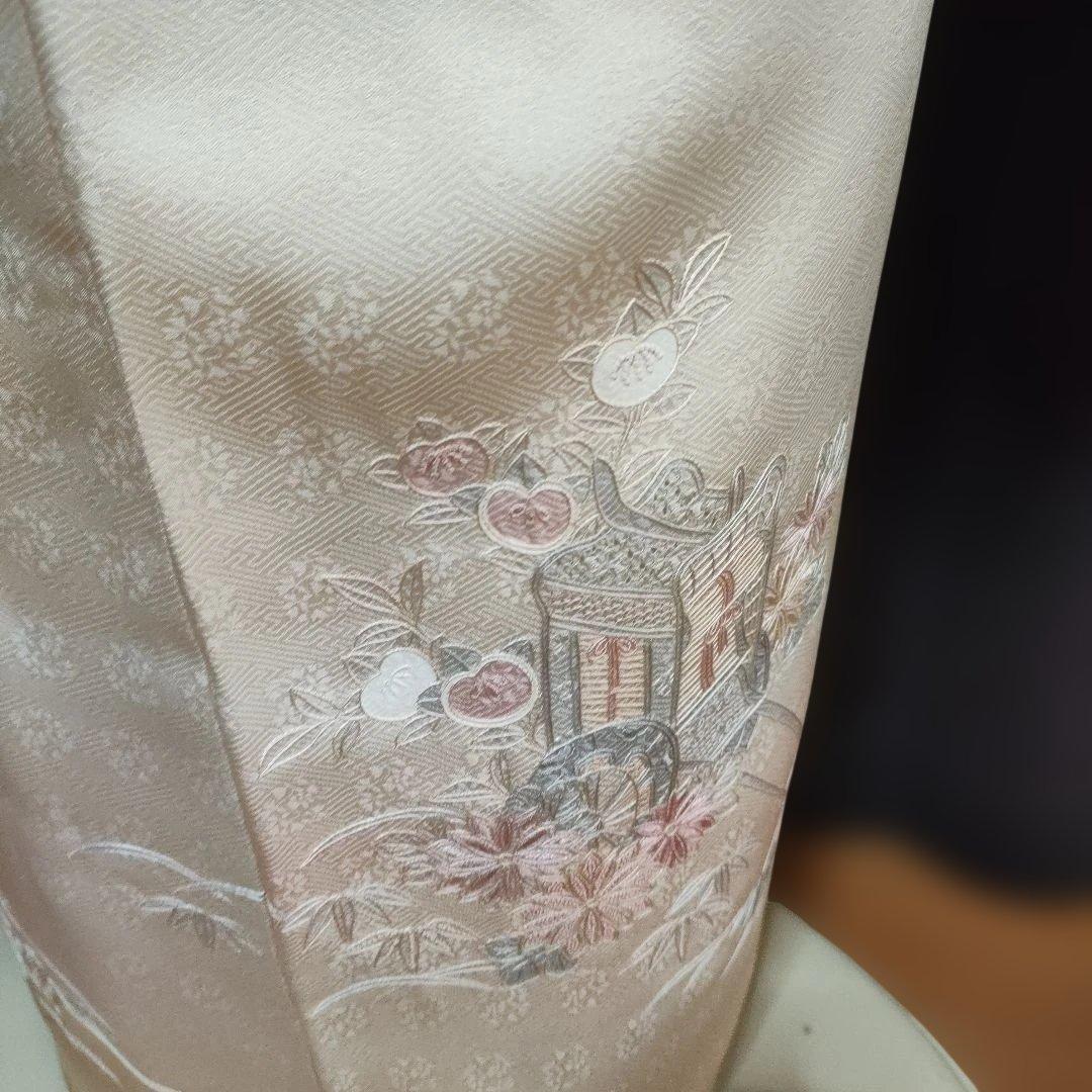 訪問着フルセット 刺繍 しつけ糸付き